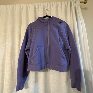 Purple lululemon full zip scuba Jacket
